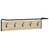 vidaXL Coat Rack Sonoma Oak 100 x 30 x 25 cm Engineered Wood