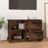 vidaXL TV Cabinet Smoked Oak 73x35.5x47.5 cm Engineered Wood
