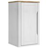 vidaXL Bathroom Wall Cabinet White 35 x 30 x 60 cm Solid Pine Wood