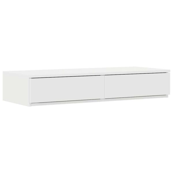 vidaXL Bed Drawers White 100 x 36.5 x 16.5 cm Engineered Wood