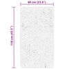 vidaXL Rug HUARTE Short Pile Soft and Washable Beige 60x110 cm