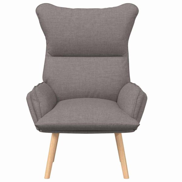 vidaXL Armchair Taupe 69 x 74 x 93 cm Sherpa Fabric