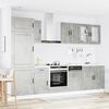 vidaXL 8 Piece Kitchen Cabinet Set Kalmar Concrete Grey Engineered Wood