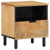 vidaXL Bedside Cabinet Brown 40x33x46 cm Solid Wood Mango