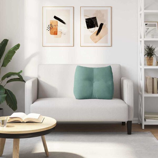 vidaXL Back Pillow Sea Green 60 x 24 x 50 cm Velvet