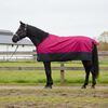 vidaXL Horse Blanket Pink and Black 105 cm Polyester