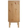 vidaXL Drawer Cabinet OTTA 76.5x39.5x90cm Solid Wood Pine
