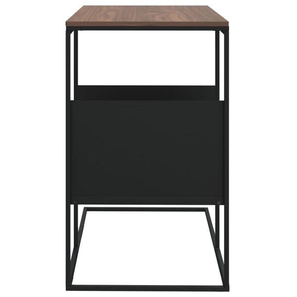 vidaXL Side Table Black 55x36x59.5 cm Engineered Wood