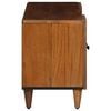 vidaXL TV Cabinet with Drawer Walnut 105 x 33 x 46 cm Solid Mango Wood