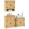 vidaXL 3 Piece Bathroom Furniture Set Corona Solid Wood Pine