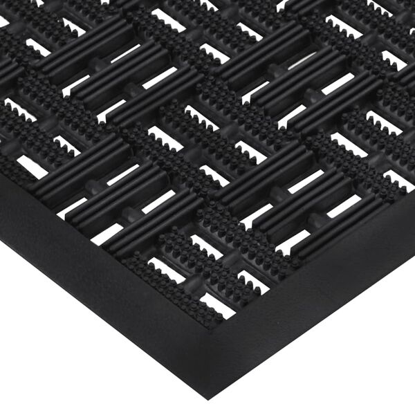 vidaXL Door Mat Rectangular 45x75 cm Rubber