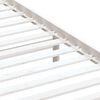 vidaXL Bed Frame without Mattress White Single Solid Wood