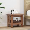 vidaXL Side Table Brown Solid Mahogany wood