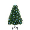 vidaXL Artificial Christmas Tree Green 150 cm PVC and Metal