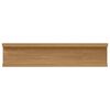vidaXL Wall Shelf with Shelf 4 pcs Brown 40 x 9 x 3 cm Engineered Wood