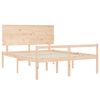 vidaXL Senior Bed without Mattress 160x200 cm Solid Wood