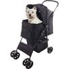 FLAMINGO Dog Buggy Anda Black 46x81.5x98 cm