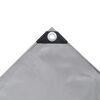 vidaXL Tarpaulin 650 g/m&sup2; 3.5x5 m Grey