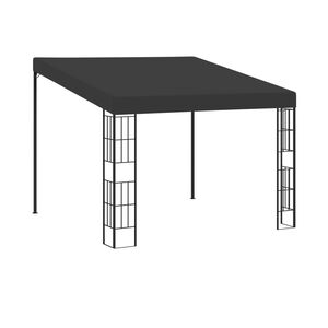 vidaXL Wall-mounted Gazebo | Anthracite | Polyester, Steel | 3x3 Meters