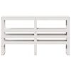 vidaXL Headboard with Shelves White 140 cm Solid Wood Pine
