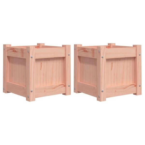 vidaXL Garden Planters 2 pcs Solid Wood Douglas