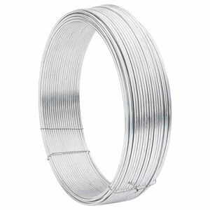 vidaXL Fence Binding Wire Silver 80 m Hot dip galvanized wire