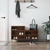 vidaXL Shoe Cabinet Brown Oak 102x36x60 cm Engineered Wood