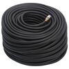 vidaXL Hybrid Air Hose Black 0.6" 20 m Rubber and PVC