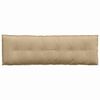 vidaXL Back Pillow Grey Green 160 x 50 cm Corduroy Fabric