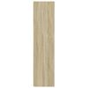 vidaXL Corner Cabinet Sonoma Oak 33x33x132 cm Engineered Wood