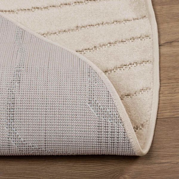 vidaXL Area Rugs Round PALMERAS Beige &Oslash; 160 CM Polyester