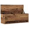 vidaXL Storage Box Old Wood 102 x 35 x 35 cm Engineered Wood
