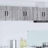vidaXL Kitchen Cabinet with Shelf 2 pcs Grey Sonoma 30 x 31 x 40 cm