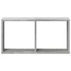 vidaXL Wall Cabinet 60x16x30 cm Concrete Grey Engineered Wood