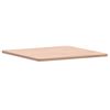 vidaXL Table Top 50x50x1.5 cm Square Solid Wood Beech