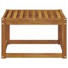 vidaXL Outdoor Footstool Solid Acacia Wood Natural 59 x 59 x 37 cm
