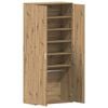 vidaXL Shoe Cabinet Artisan Oak 80 x 39 x 178 cm Engineered Wood
