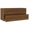 vidaXL Sink Cabinet Brown Oak 100x38.5x45 cm Engineered Wood