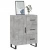 vidaXL Sideboard Concrete Grey 69.5x34x90 cm Engineered Wood