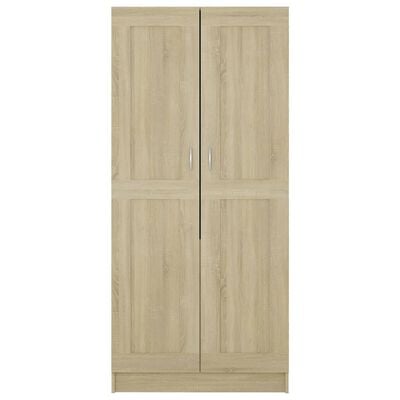 vidaXL Wardrobe Sonoma Oak 82.5x51.5x180 cm Engineered Wood