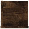 vidaXL CD Wall Shelf Smoked Oak 100x18x18 cm Engineered Wood