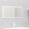 vidaXL Bathroom Furniture Set White Engineered Wood