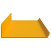 vidaXL Floating Shelf 2 pcs Mustard Yellow 80 x 9 x 2.5 cm Steel