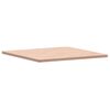 vidaXL Table Top 80x80x2.5 cm Square Solid Wood Beech