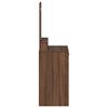 vidaXL Dressing Table Brown Oak 50 x 41 x 140 cm Engineered Wood