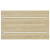 vidaXL Sink Cabinet Sonoma Oak 80x38.5x48 cm Engineered Wood