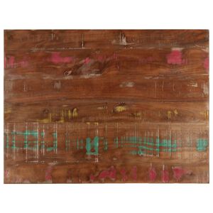 vidaXL Table Top 80x60x2.5 cm Rectangular Solid Wood Reclaimed
