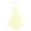 vidaXL Christmas Tree with 100 LEDs Warm white 120 cm Acrylic