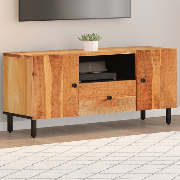 vidaXL TV Cabinet 105x33x46 cm Solid Wood Acacia