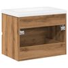 vidaXL Sink Cabinet with Built-in Basin Artisan Oak